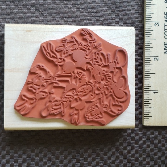 DISNEY Rubber Stamp "Cast Members" Group •Mickey Minnie Goofy Pluto Donald Daisy - Picture 4 of 10